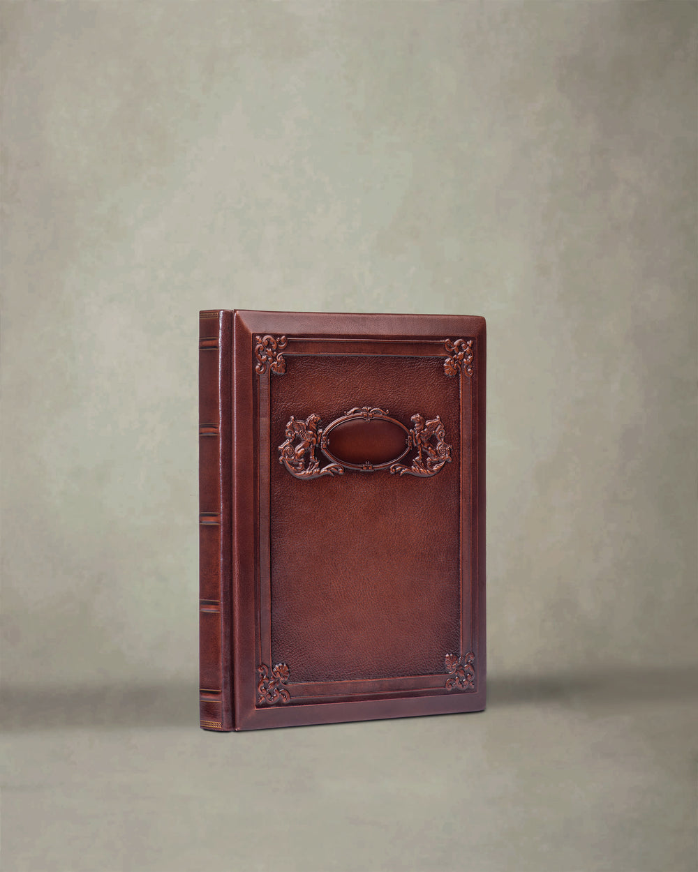 The Grifone Journal in Heritage Brown | Handmade Leather Journal