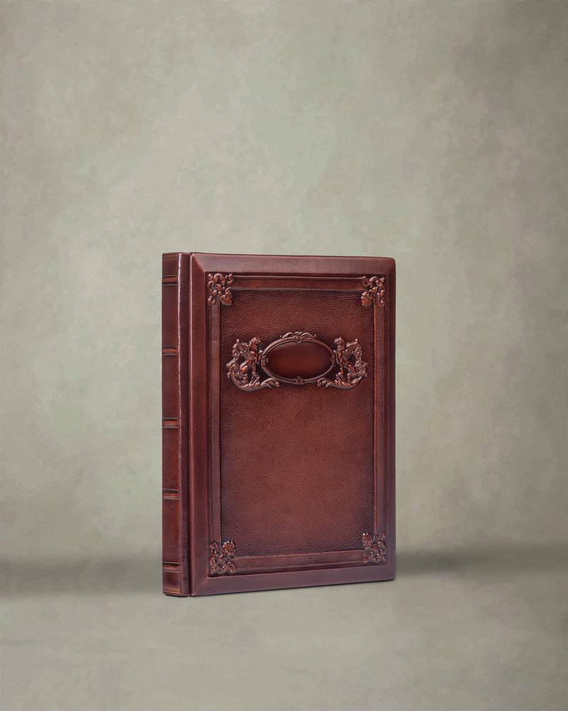 The Grifone Journal in Heritage Brown | Handmade Leather Journal